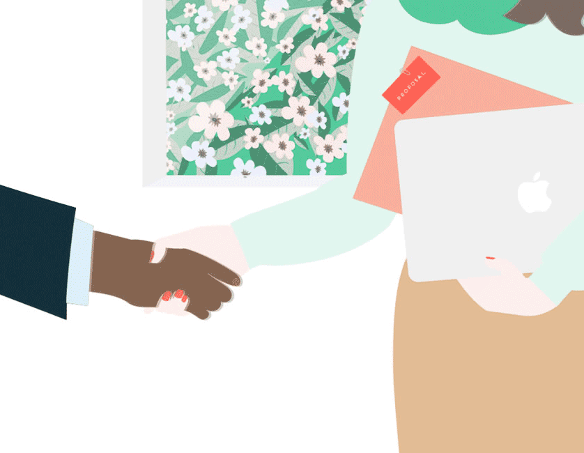 People shaking hands
