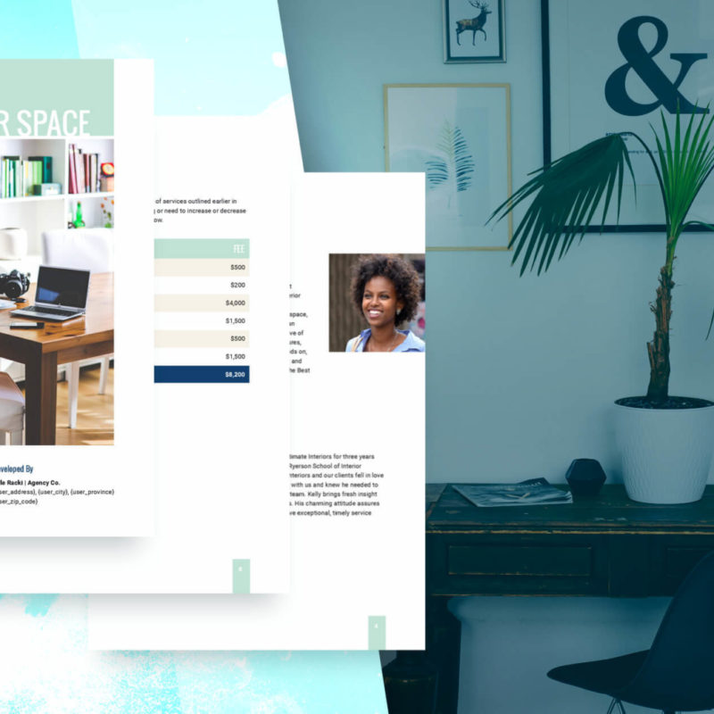 Interior Design Proposal Template Free Sample Proposify