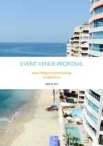 Hotel Event Venue Proposal Template
