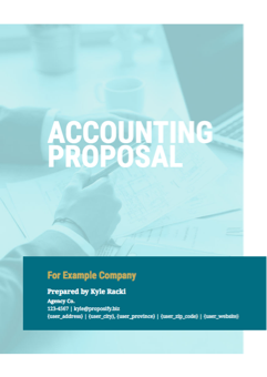 Accounting Proposal Template