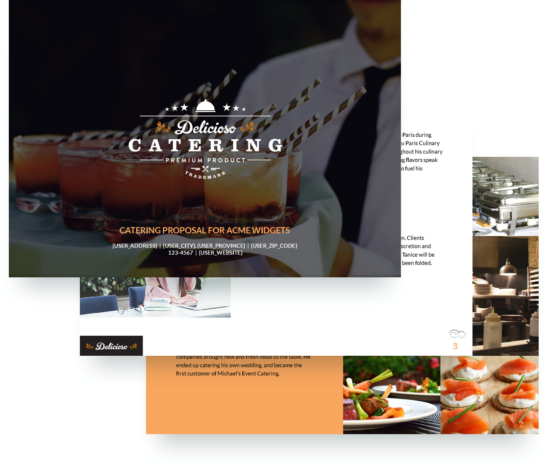 catering company profile presentation