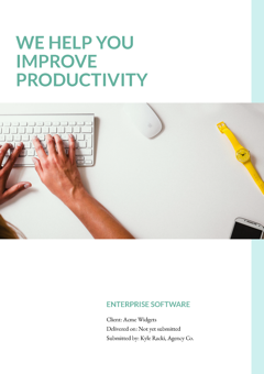 Enterprise Software Proposal Template
