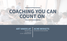 Executive Coaching Proposal Template