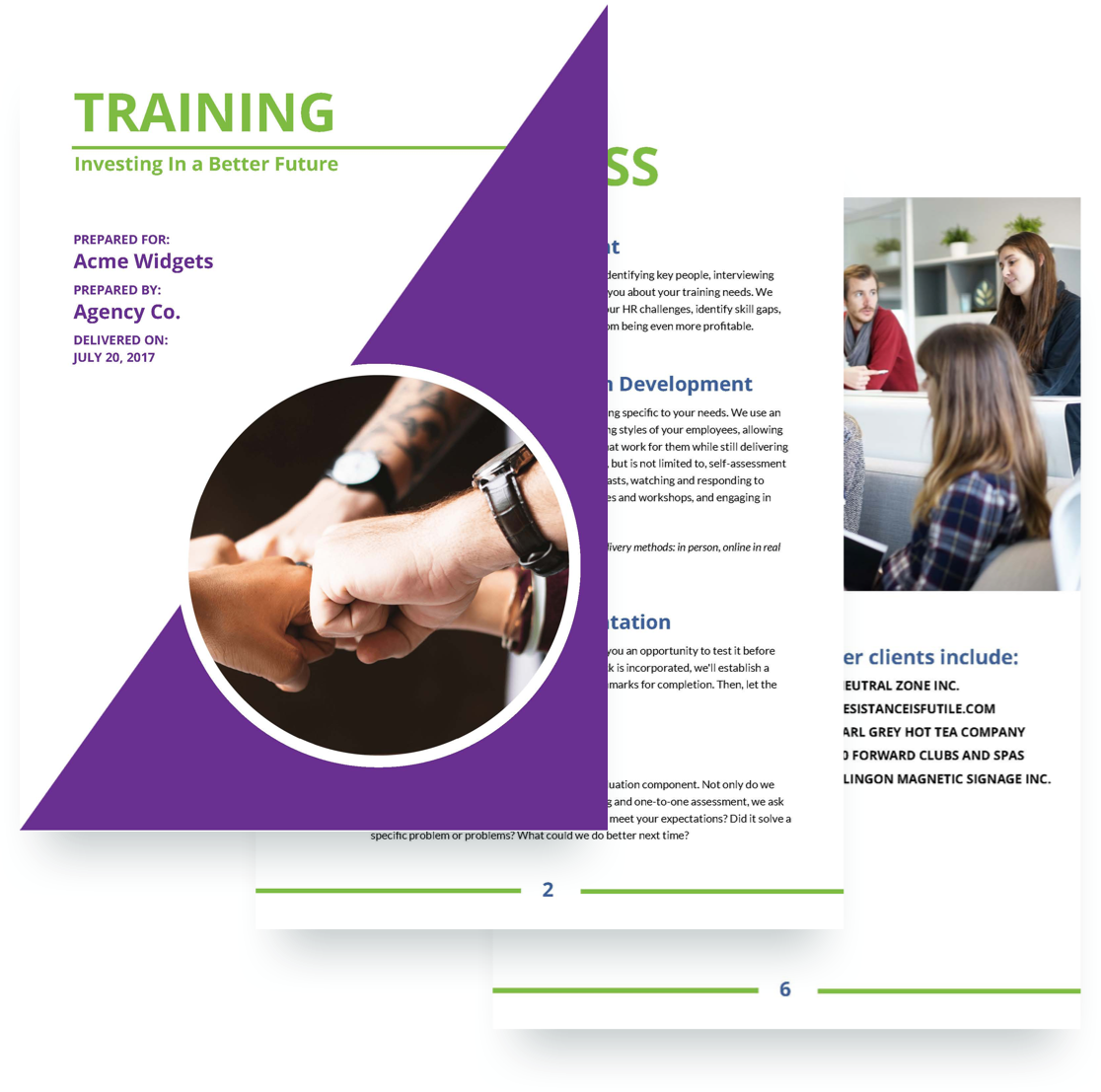 Training Proposal Template Free Sample Proposify