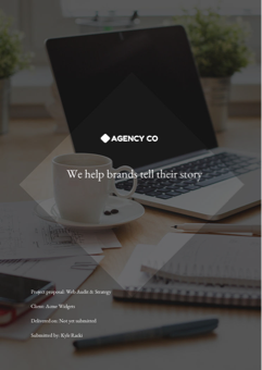 Web Audit/Strategy Proposal Template